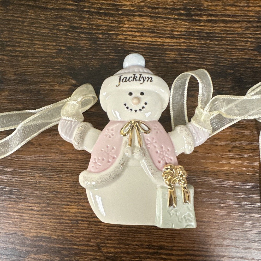 Lenox Collections My Very Own Snow Ornament "Jacklyn"